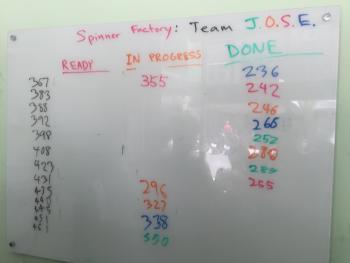  Lego Mindstorms EV3 Coding - Kanban board