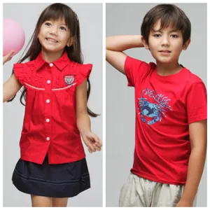 Owen and Ella modeling for American clothing brand - Cherokee